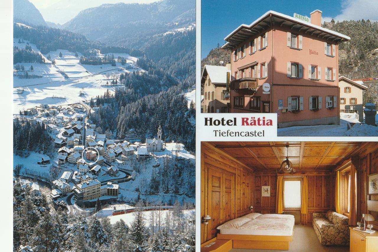 Hotel Raetia Tiefencastel Exterior photo